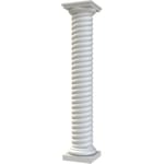 View Round Non-Tapered Twist Rope Column